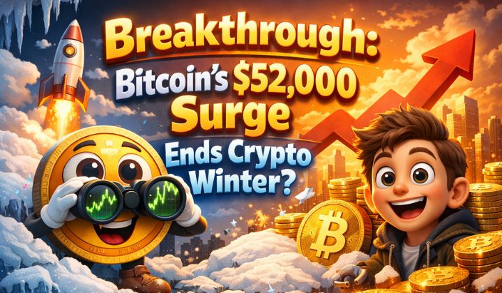 Breakthrough: Bitcoin's $52,000 Surge Ends Crypto Winter?