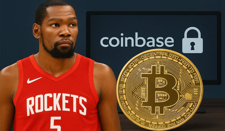 Kevin Durant Recovers Coinbase Bitcoin Account After 10 Years