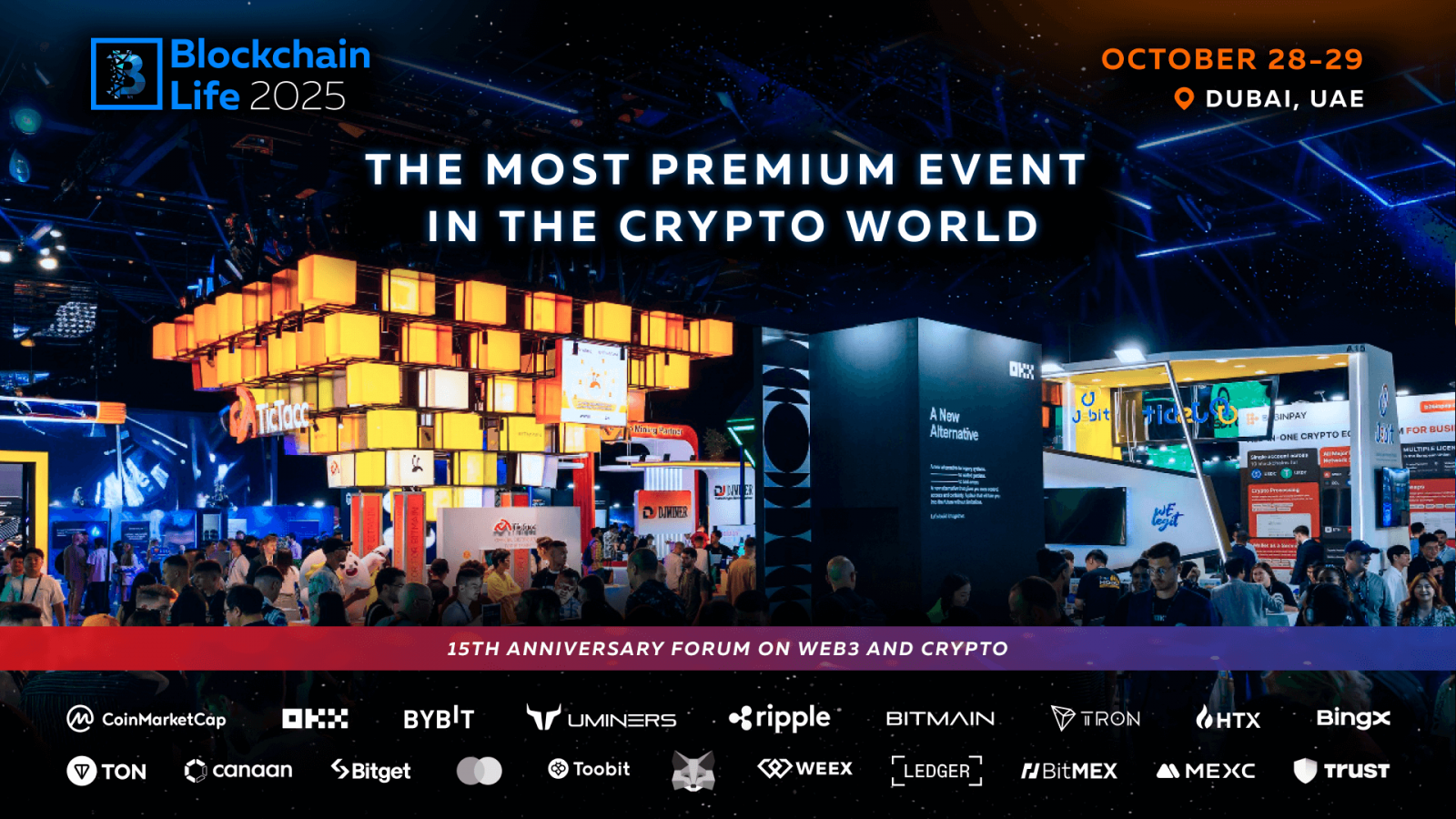 "Blockchain Life Forum in Dubai on October 28–29. What to expect from the Crypto Event of the Year? "