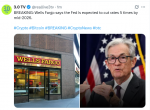 Wells Fargo Expects Federal Reserve To Cut Rate by 2026 | 3.0 TV