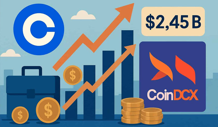 Coinbase invests in CoinDCX today, boosting India’s top crypto exchange. Full coverage on 3.0 TV (3versetv).