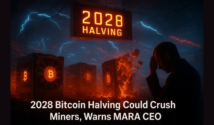 2028 Bitcoin Halving Could Crush Miners, Warns MARA CEO