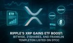 Ripple’s XRP Gains ETF Boost: Bitwise, 21Shares and Franklin Templeton Listed on DTCC