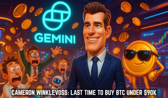 Cameron Winklevoss: Last Time to Buy BTC Under $90K