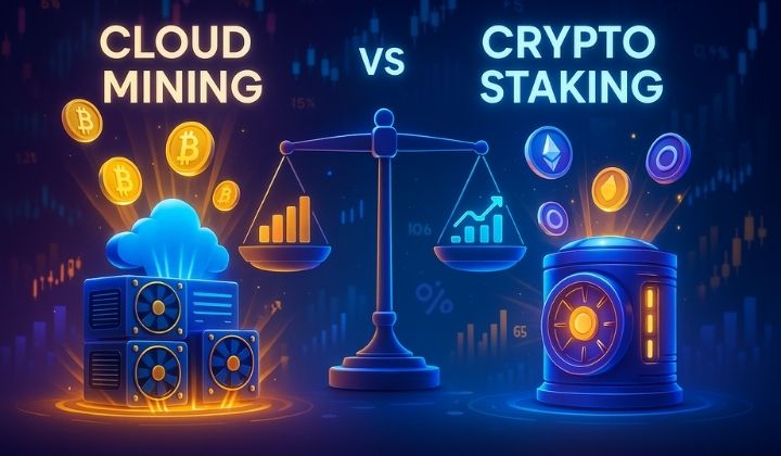 Cloud Mining vs. Crypto Staking: Which Offers Better Returns in 2025?