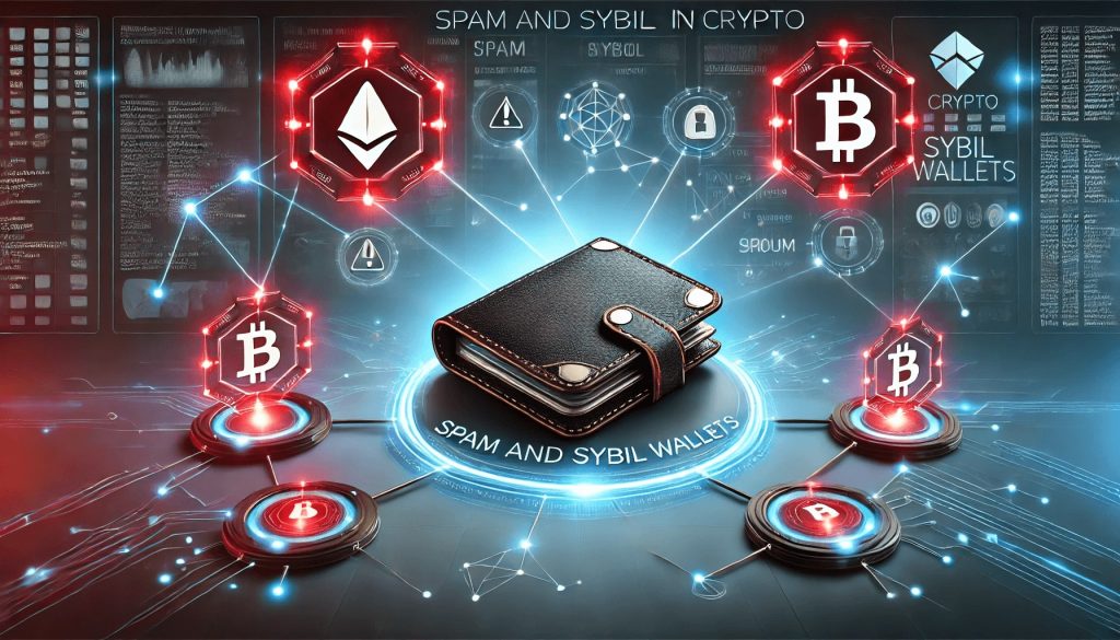Digital Representation of Spam and Sybil Wallets in Cryptocurrency