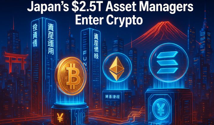 Japan’s $2.5T Asset Managers Enter Crypto