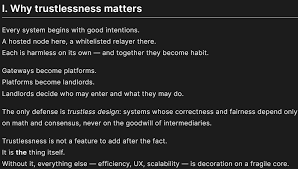 Ethereum’s New ‘Trustless Manifesto’ Warns Against Convenience Over Decentralization