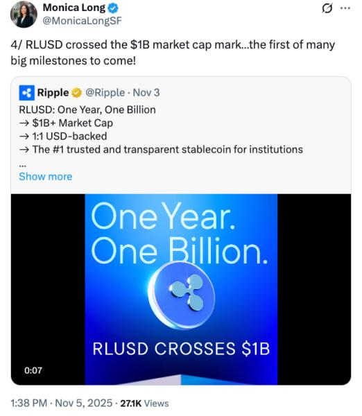 Does Monica Long Say Ripple Is ‘Well Capitalised