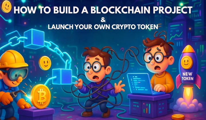Step-by-Step Guide: How to Build a Blockchain Project and Launch Your Own Crypto Token