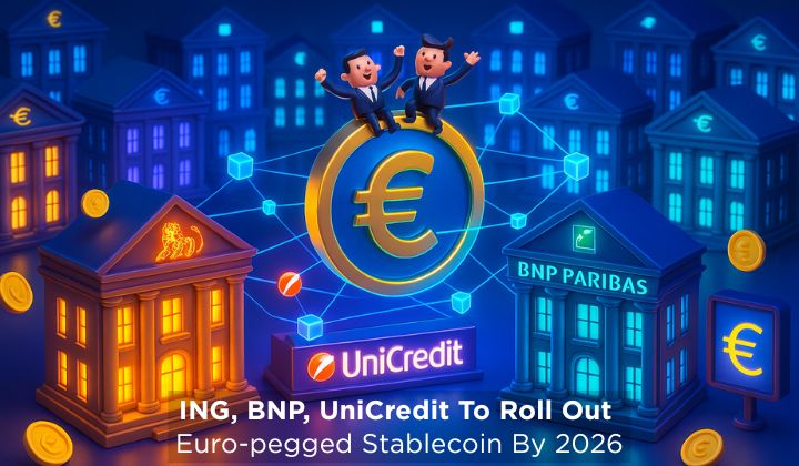 ING, BNP, UniCredit To Roll Out Euro-pegged Stablecoin By 2026