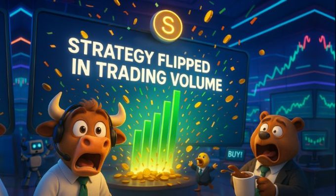 Strategy Overtakes Amazing in Trading Volume Surge, Investors Stunned
