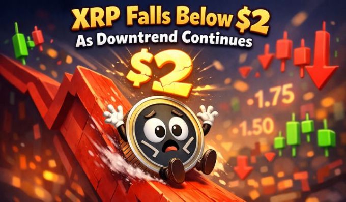 XRP Falls Below $2 as Downtrend Continues | 3verseTV