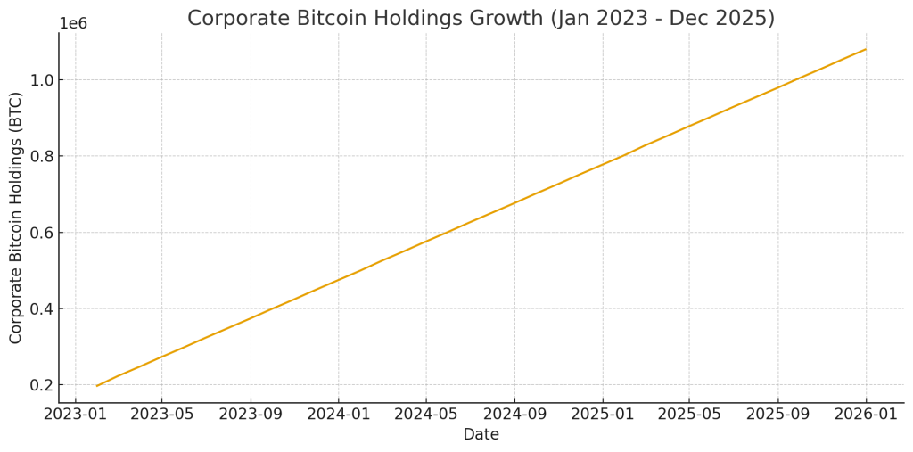 A Corporate Bitcoin Takeover? From 197K to 1.08M BTC — The Corporate Bitcoin Grab That Shocked the Market