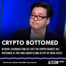 Bitmine’s Tom Lee Says ETH Has Hit Bottom