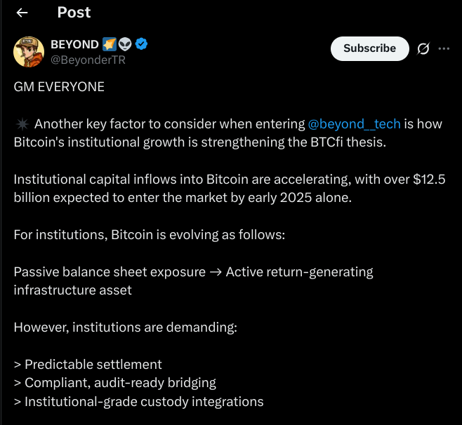 Investors believe BTCFi will be worth $100B