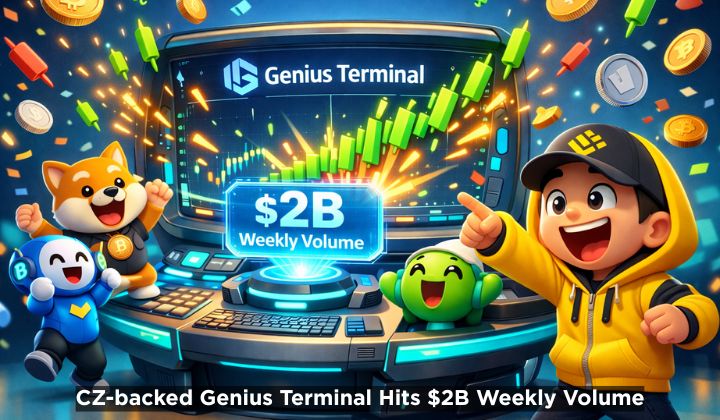CZ-backed Genius Terminal Hits $2B Weekly Volume | 3verseTV