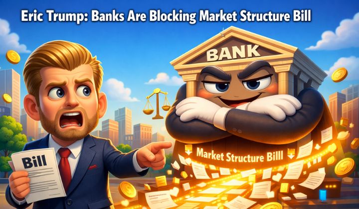Eric Trump: Banks Are Blocking Market Structure Bill | 3verseTV