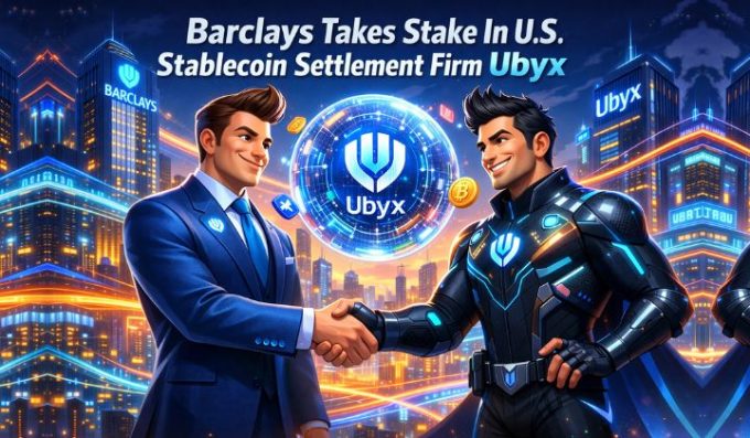 Barclays Backs Stablecoin Settlement Firm Ubyx in Strategic Move