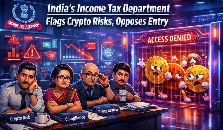 India’s Income Tax Department Flags Crypto Risks | 3verseTV