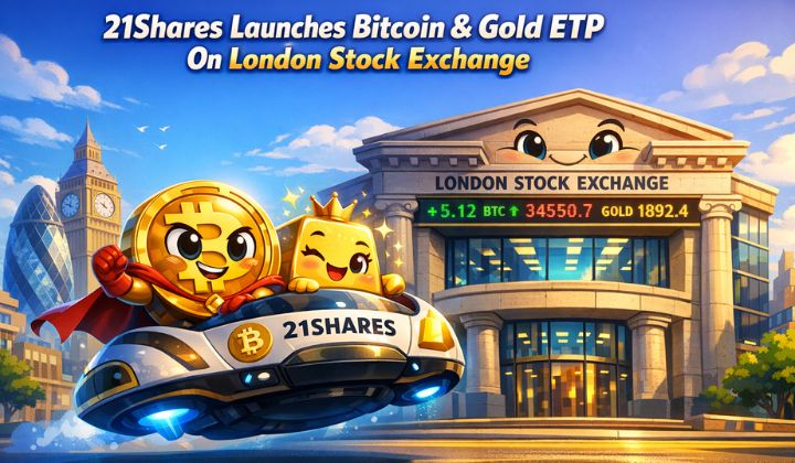 21Shares BOLD ETP Brings Bitcoin and Gold Together on LSE