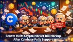 US Senate Halts Crypto Market Bill Markup After Coinbase Pulls Support