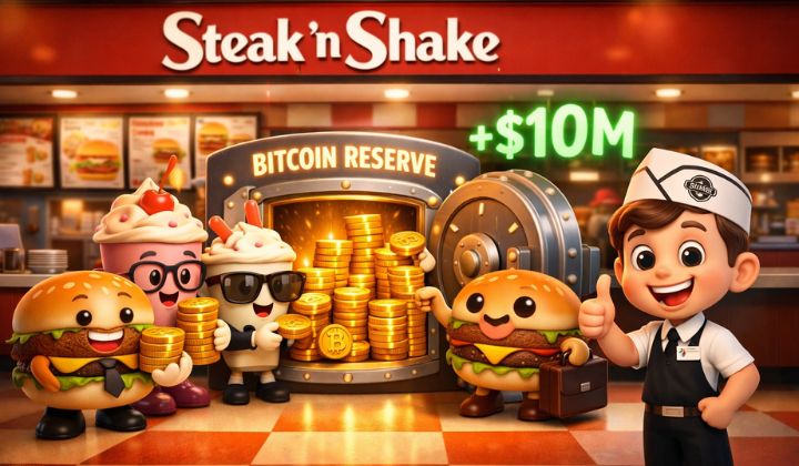 Steak ’n Shake Claims $10M Boost To Bitcoin Reserve From BTC Sales | 3verseTV