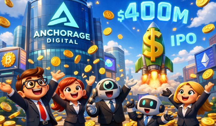 Crypto Bank Anchorage Digital Eyes $400M Raise With IPO In Sight | 3verseTV