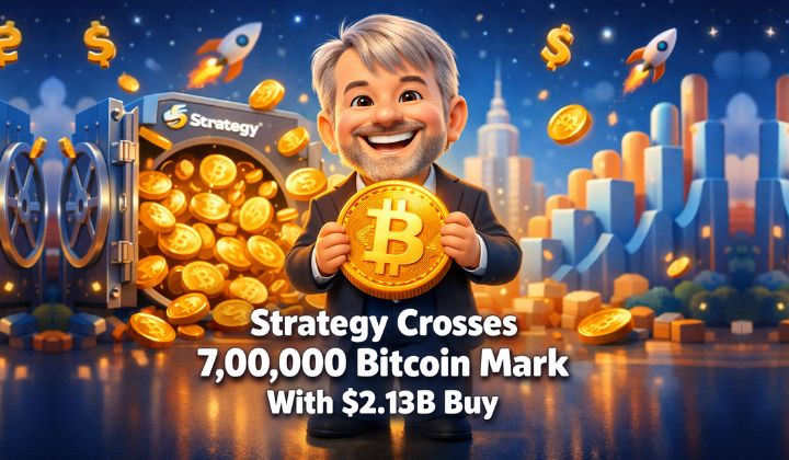 Strategy Crosses 7,00,000 Bitcoin Mark with $2.13B Buy | 3verseTV