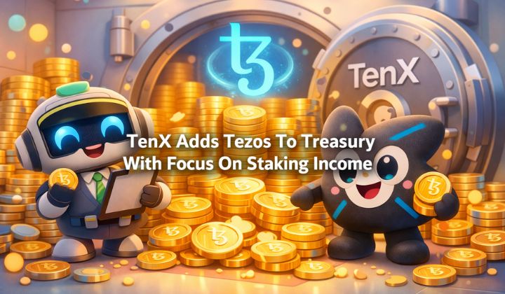 TenX Adds Tezos To Treasury With Focus On Staking Income | 3verseTV