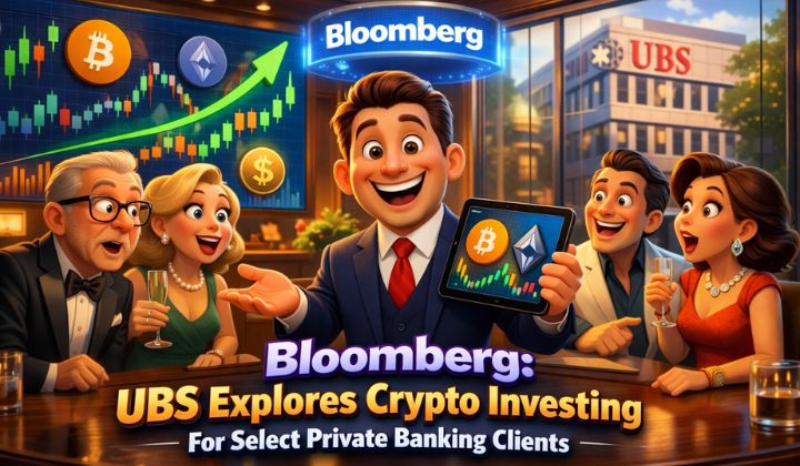 Bloomberg: UBS Explores Crypto Investing for Select Private Banking Clients
