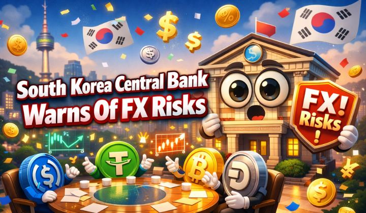 South Korea Central Bank Warns of FX Risks From Stablecoins