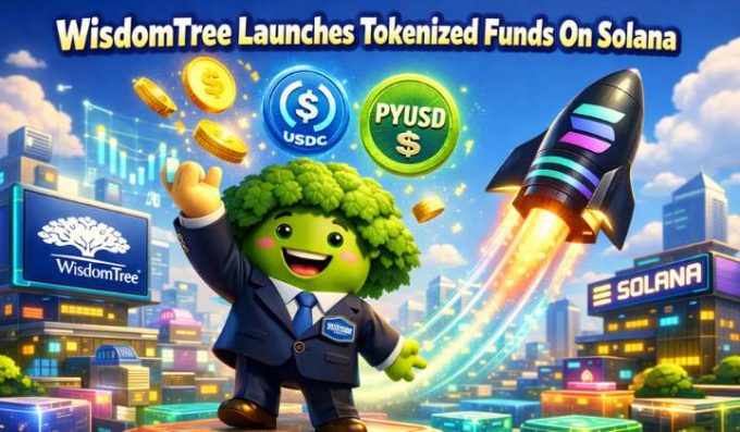 Solana Gains as WisdomTree Launches Tokenized Funds