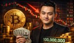Justin Sun Plans Up to $100M Bitcoin Purchase Amid Market Drop