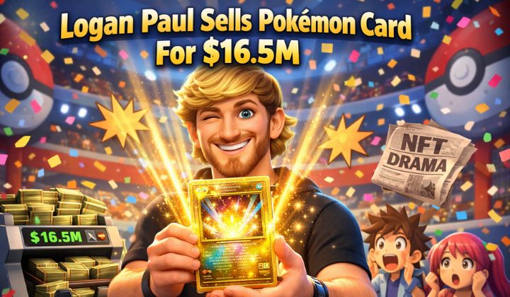 Logan Paul’s $16.5M Pokémon Sale Contrasts Falling NFT Market