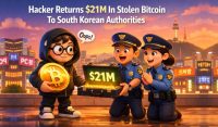 South Korea Recovers $21M BTC As Authorities Track Anonymous Hacker