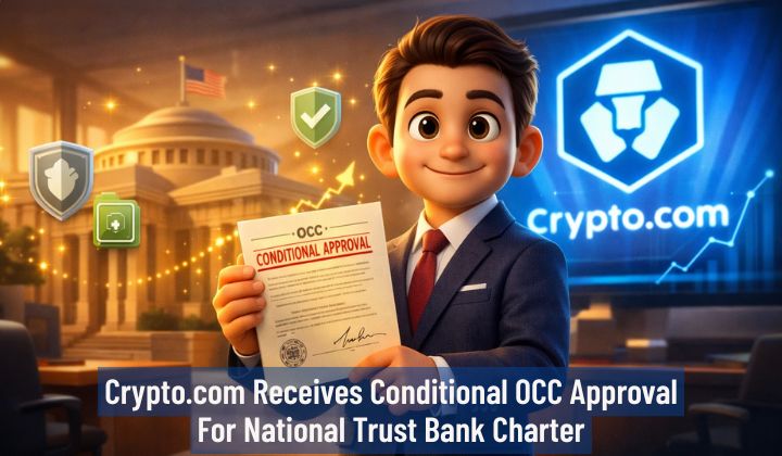 Crypto.com Receives Conditional Approval For National Bank Charter By OCC