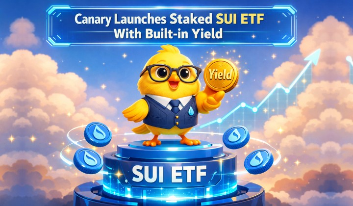 Canary Launches Staked SUI ETF With Yield Integration