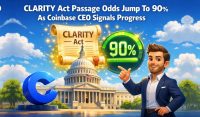 CLARITY Act Odds Jump to 90% After Coinbase Signal