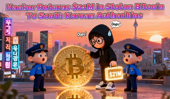 South Korea Recovers $21M BTC As Authorities Track Anonymous Hacker