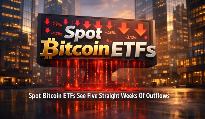 Spot Bitcoin ETFs Log Fifth Week of Outflows