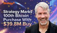 Strategy Marks 100th Bitcoin Purchase With $39.8M Buy