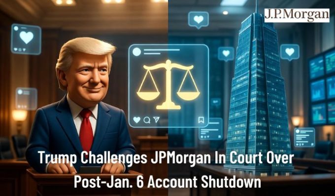 BANKING BOMBSHELL! Trump Challenges JPMorgan In Court Over Post-Jan. 6 Account Shutdown