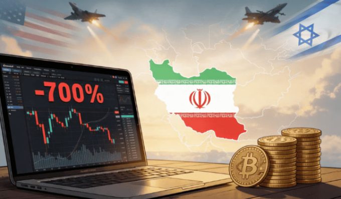 Iranian Crypto Outflows Spike 700% After US-Israeli Airstrikes