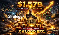 Strategy Buys $1.57B In Bitcoin, Holdings Cross 7,61,000 BTC