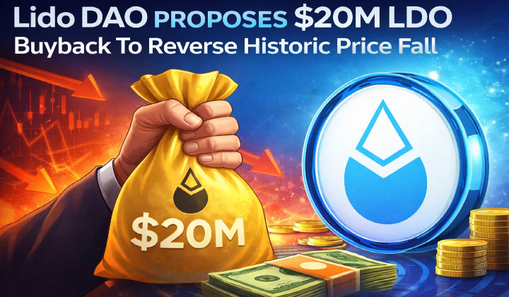 Lido DAO Proposes $20M LDO Buyback To Reverse Historic Price Fall