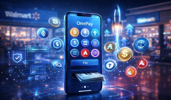 Walmart-backed OnePay Expands Crypto Offering Beyond Bitcoin & Ethereum