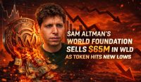 Sam Altman’s World Foundation Sells $65M In WLD As Token Hits New Lows