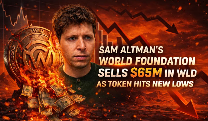 Sam Altman’s World Foundation Sells $65M In WLD As Token Hits New Lows