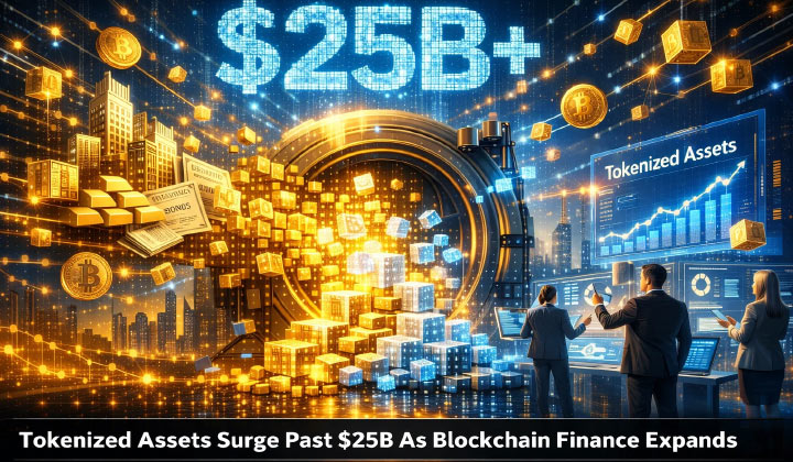 Tokenized Assets Surge Past $25B As Blockchain Finance Expands